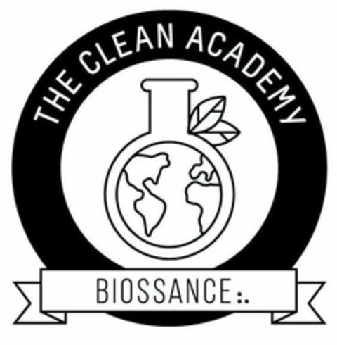 THE CLEAN ACADEMY BIOSSANCE Logo (USPTO, 06/24/2019)