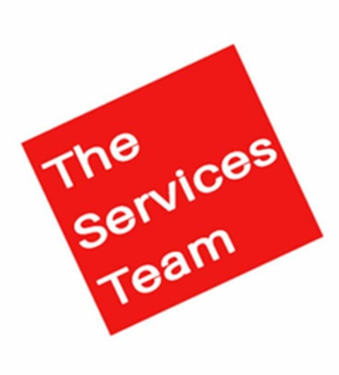 THE SERVICES TEAM Logo (USPTO, 07/02/2019)