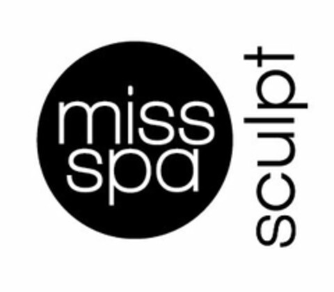 MISS SPA SCULPT Logo (USPTO, 07/24/2019)