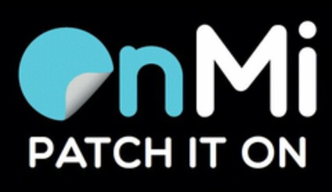 ONMI PATCH IT ON Logo (USPTO, 03/17/2020)