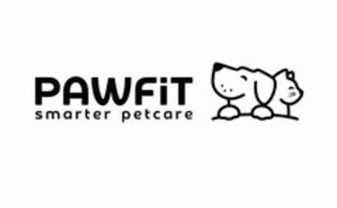 PAWFIT SMARTER PETCARE Logo (USPTO, 24.06.2020)