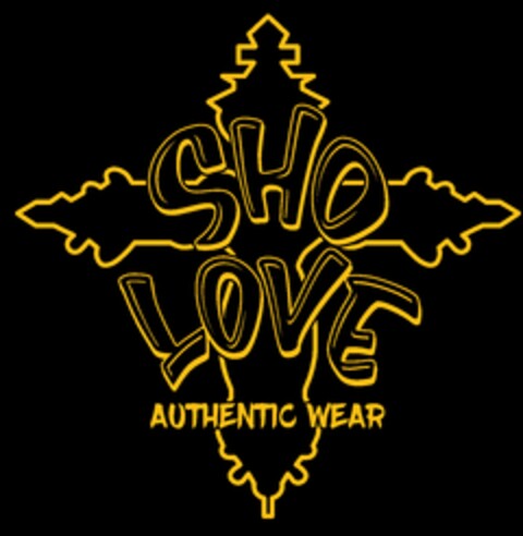 SHO LOVE AUTHENTIC WEAR Logo (USPTO, 17.08.2020)