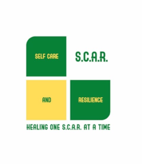 SELF CARE S.C.A.R. AND RESILIENCE HEALING ONE S.C.A.R. AT A TIME Logo (USPTO, 10.09.2020)