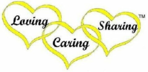 LOVING CARING SHARING Logo (USPTO, 04/21/2009)