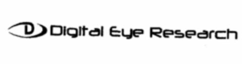 D DIGITAL EYE RESEARCH Logo (USPTO, 17.08.2009)