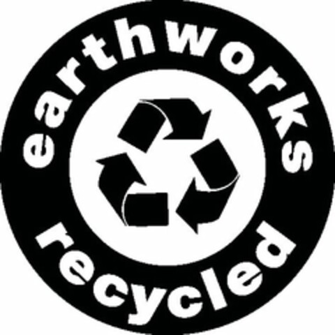 EARTHWORKS RECYCLED Logo (USPTO, 23.02.2010)