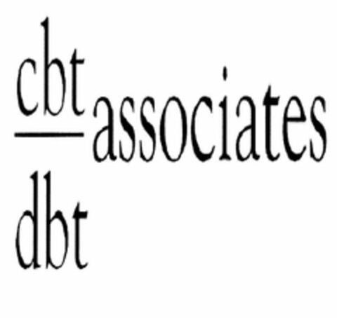 CBT DBT ASSOCIATES Logo (USPTO, 01.03.2011)