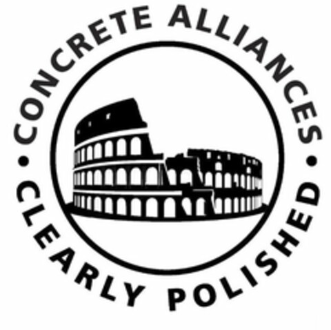 CONCRETE ALLIANCES · CLEARLY POLISHED · Logo (USPTO, 14.12.2011)