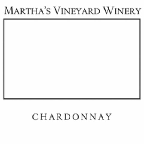 MARTHA'S VINEYARD WINERY CHARDONNAY Logo (USPTO, 13.02.2012)