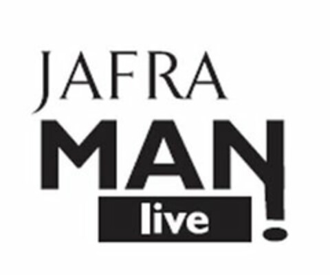 JAFRA MAN LIVE! Logo (USPTO, 03.04.2012)