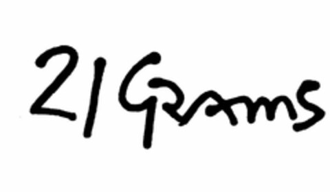 21 GRAMS Logo (USPTO, 20.04.2012)