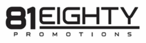 81EIGHTY PROMOTIONS Logo (USPTO, 27.12.2012)