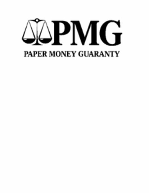 PMG PAPER MONEY GUARANTY Logo (USPTO, 28.02.2013)