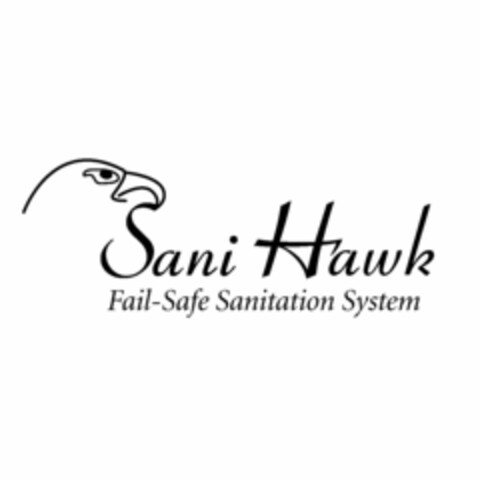 SANI HAWK FAIL-SAFE SANITATION SYSTEM Logo (USPTO, 25.11.2013)