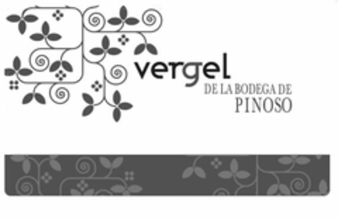 VERGEL DE LA BODEGA DE PINOSO Logo (USPTO, 05/22/2014)