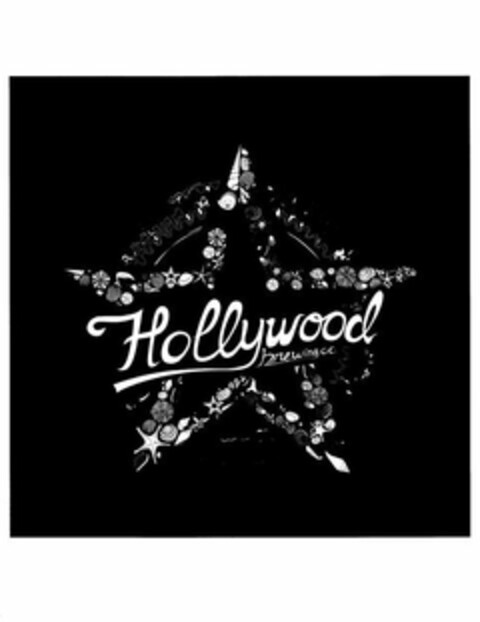 HOLLYWOOD BREWING CO Logo (USPTO, 09.04.2015)