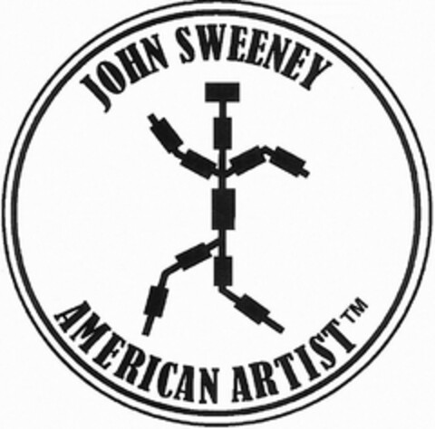 JOHN SWEENEY AMERICAN ARTIST Logo (USPTO, 20.04.2015)