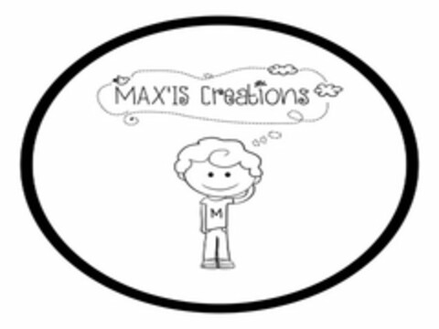 MAX'IS CREATIONS M Logo (USPTO, 23.11.2015)