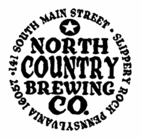 NORTH COUNTRY BREWING CO. Logo (USPTO, 29.12.2015)