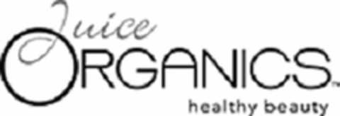 JUICE ORGANICS HEALTHY BEAUTY Logo (USPTO, 03/07/2016)