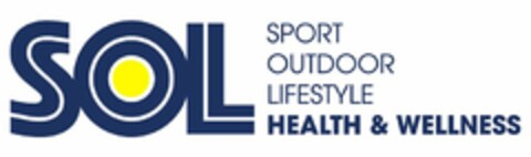 SOL SPORT OUTDOOR LIFESTYLE HEALTH & WELLNESS Logo (USPTO, 20.05.2016)