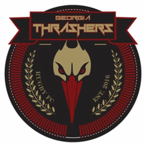 GEORGIA THRASHERS RUGBY FC EST. 2016 Logo (USPTO, 06/15/2016)