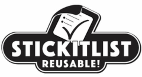 STICKITLIST REUSABLE! Logo (USPTO, 04.11.2016)