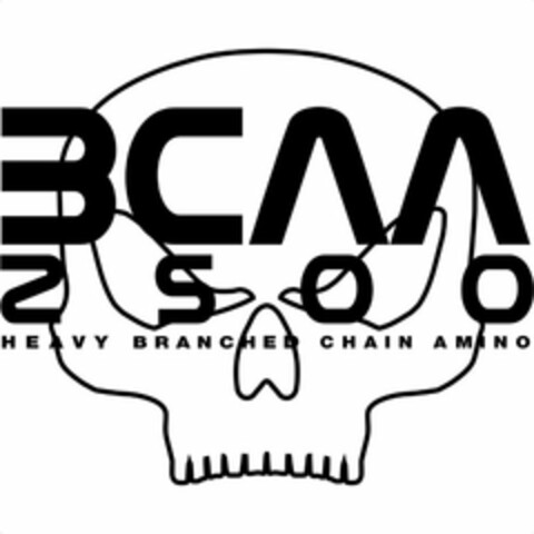 BCAA 2500 HEAVY BRANCHED CHAIN AMINO Logo (USPTO, 10.11.2016)