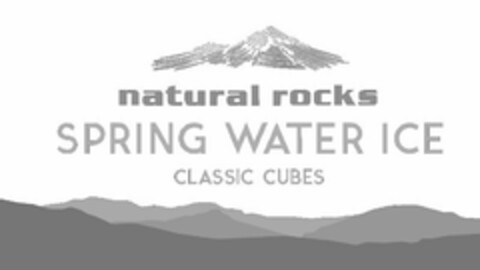 NATURAL ROCKS SPRING WATER ICE CLASSIC CUBES Logo (USPTO, 07.03.2017)