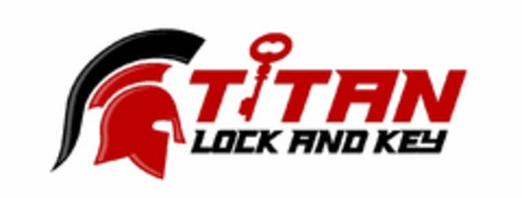 TITAN LOCK AND KEY Logo (USPTO, 25.03.2017)