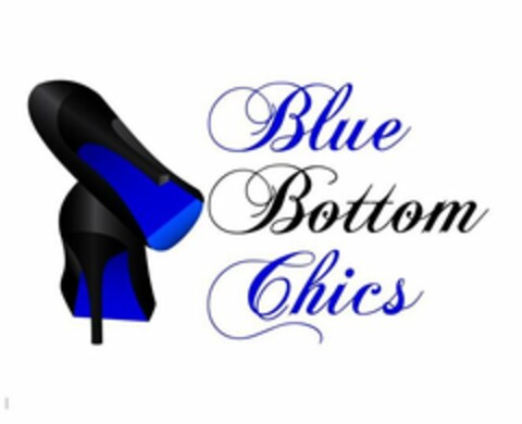 BLUE BOTTOM CHICS Logo (USPTO, 30.08.2017)
