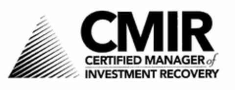 CMIR CERIFIED MANAGER OF INVESTMENT RECOVERY Logo (USPTO, 31.10.2017)