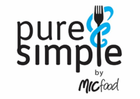 PURE SIMPLE BY MIC FOOD Logo (USPTO, 29.01.2018)