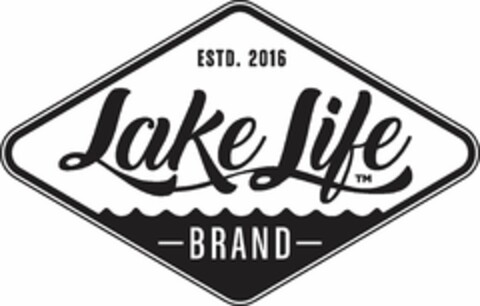 ESTD. 2016 LAKE LIFE BRAND Logo (USPTO, 01.05.2018)