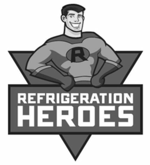 R REFRIGERATION HEROES Logo (USPTO, 28.06.2018)