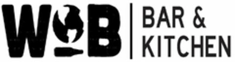 WOB | BAR & KITCHEN Logo (USPTO, 25.01.2019)