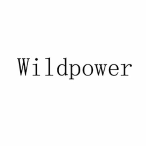 WILDPOWER Logo (USPTO, 10.05.2019)