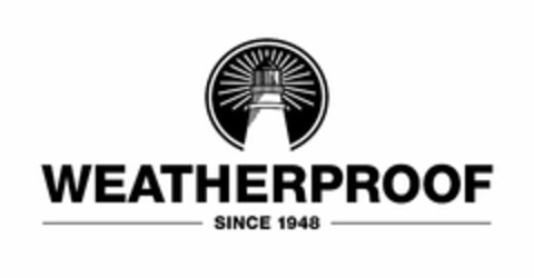 WEATHERPROOF SINCE 1948 Logo (USPTO, 07/24/2019)