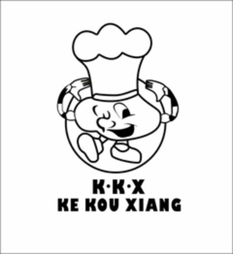 K · K · X KE KOU XIANG Logo (USPTO, 08/04/2019)