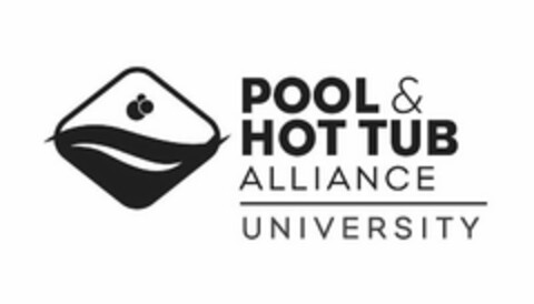 POOL & HOT TUB ALLIANCE UNIVERSITY Logo (USPTO, 08/30/2019)