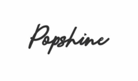 POPSHINE Logo (USPTO, 10.10.2019)
