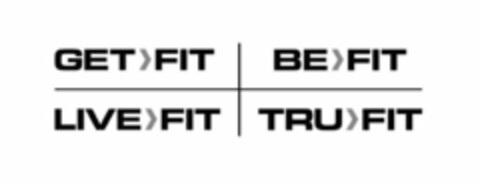 GET FIT BE FIT LIVE FIT TRU FIT Logo (USPTO, 10/29/2019)