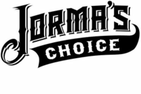 JORMA'S CHOICE Logo (USPTO, 26.11.2019)