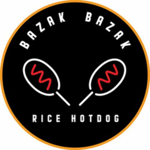 BAZAK BAZAK RICE HOTDOG Logo (USPTO, 25.02.2020)