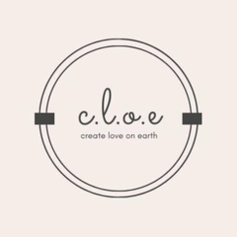 C.L.O.E. CREATE LOVE ON EARTH Logo (USPTO, 28.04.2020)