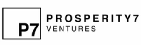 P7 PROSPERITY7 VENTURES Logo (USPTO, 08.05.2020)