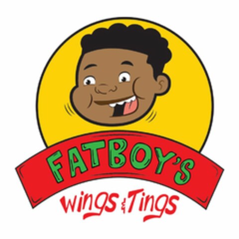 FATBOY'S WINGS & TINGS Logo (USPTO, 06/30/2020)