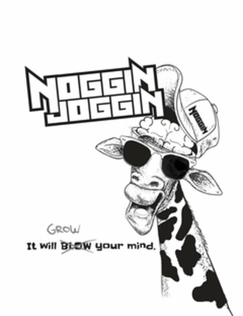 NOGGIN JOGGIN IT WILL GROW BLOW YOUR MIND. Logo (USPTO, 21.09.2020)