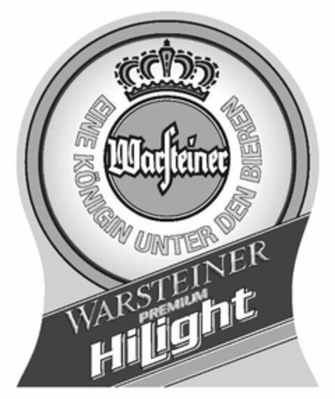 WARSTEINER PREMIUM HILIGHT EINE KÖNIGIN UNTER DEN BIEREN WARSTEINER Logo (USPTO, 12.03.2009)