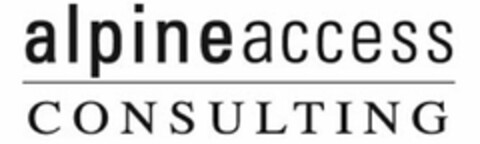 ALPINEACCESS CONSULTING Logo (USPTO, 05/21/2009)